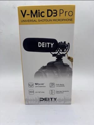 Deity V-Mic D3 Pro Super-Cardioid Directional Shotgun Microphone with Shockmount - Image 1