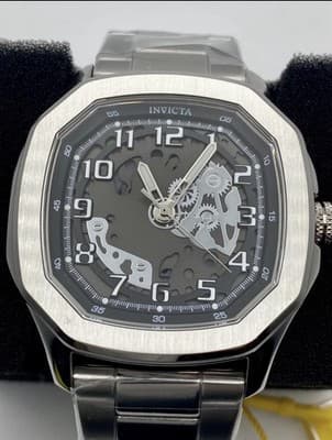 Invicta 50604 S1 Rally Diablo 46mm Quartz Skeleton Open Heart Stainless New 🔥🔥 - Thumbnail 3