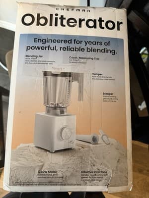 Chefman Obliterator 1380W Countertop Blender (Concrete Color) **NEW** - Thumbnail 6