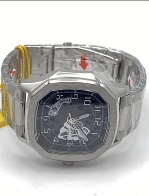 Invicta 50604 S1 Rally Diablo 46mm Quartz Skeleton Open Heart Stainless New 🔥🔥 - Thumbnail 6