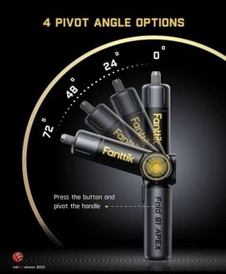 Fanttik S1 Apex Cordless Electric Screwdriver with 8 Torque Settings & LED Light - Thumbnail 3