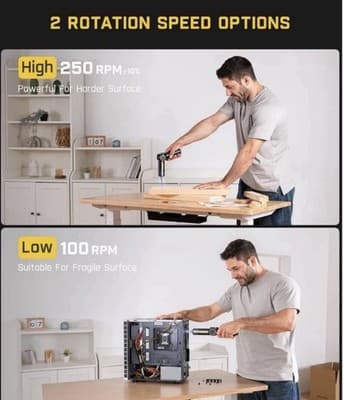 Fanttik S1 Apex Cordless Electric Screwdriver with 8 Torque Settings & LED Light - Thumbnail 12