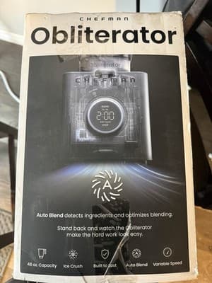 Chefman Obliterator 1380W Countertop Blender (Concrete Color) **NEW** - Thumbnail 8
