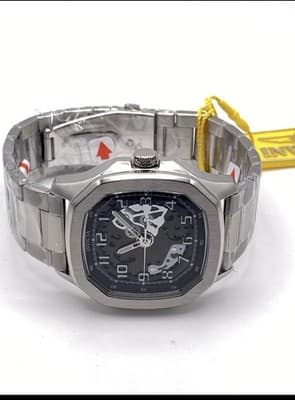Invicta 50604 S1 Rally Diablo 46mm Quartz Skeleton Open Heart Stainless New 🔥🔥 - Thumbnail 5