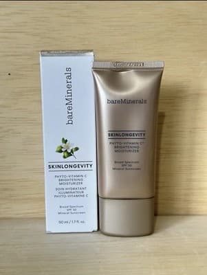 bareMinerals SKINLONGEVITY Brightening Moisturizer SPF 30 1.7 oz 50 mL- SEALED - Thumbnail 2