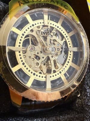 Invicta 22571 Vintage Automatic Skeletonized Dial Mens Watch CEO SIGNED CASE! 🔥 - Thumbnail 10