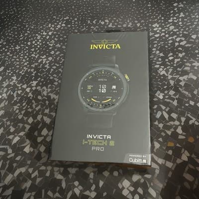 Invicta I-Tech 2 Pro Smartwatch 46mm Black Case Black Band GPS (ITECH-005) NIB - Thumbnail 4