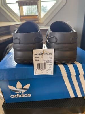 Adidas Originals AdiFom Stan Mule Dark Brown Women Shoes IF6969 WOMENS US SZ 6 - Thumbnail 8