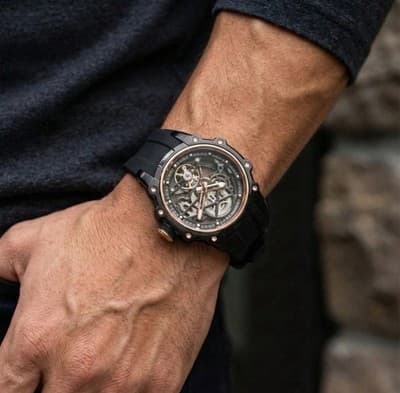 Invicta S1 Rally 69002 Singapore Automatic Skeleton 43mm Black Men’s Watch NEW - Thumbnail 4
