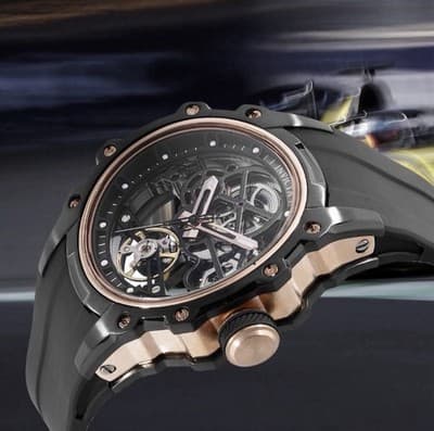 Invicta S1 Rally 69002 Singapore Automatic Skeleton 43mm Black Men’s Watch NEW - Thumbnail 3