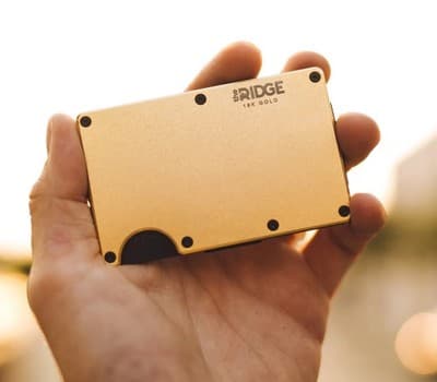 Ridge Wallet - 24K Gold - LIMITED EDITION! 100% Authentic! Brand New In Box! - Thumbnail 2