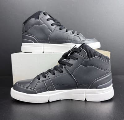 Women’s 6.5 On Running The Roger Clubhouse Mid Shoes Black Eclipse 98.98498 NIB - Thumbnail 5