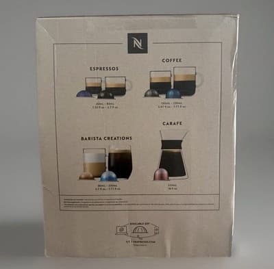 Nespresso Vertuo Next Espresso Coffee Maker WITHOUT Aeroccino Milk Frother 🔥🔥 - Thumbnail 2