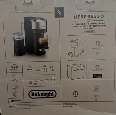 Nespresso Vertuo Next Espresso Coffee Maker WITHOUT Aeroccino Milk Frother 🔥🔥 - Thumbnail 3