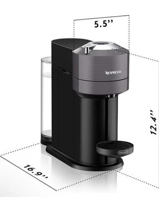 Nespresso Vertuo Next Espresso Coffee Maker WITHOUT Aeroccino Milk Frother 🔥🔥 - Thumbnail 7
