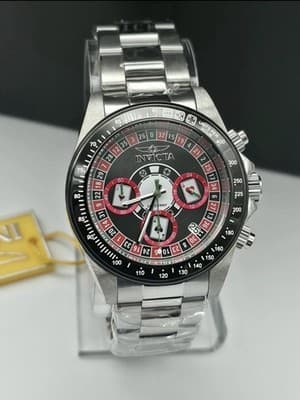 Invicta Speedway Roulette Casino GMT Quartz Black Dial Men's Watch 44643 🔥🔥🔥 - Image 1