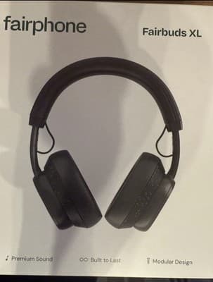 Fairphone FAIRBUDS XL HEADPHONE BLACK (AUHEAD-1ZW-WW1) Active Noise Cancel/BNIB! - Image 1