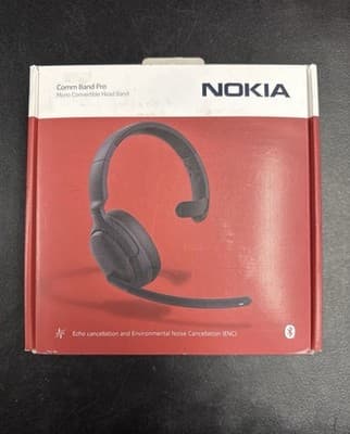 Nokia Bluetooth Comm Band Pro Mono Convertible Head Band CB-301 Brand New !! - Image 1
