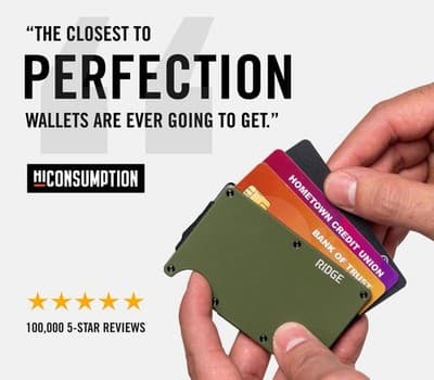 Ridge Wallet - 24K Gold - LIMITED EDITION! 100% Authentic! Brand New In Box! - Thumbnail 7