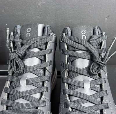 Women’s 6.5 On Running The Roger Clubhouse Mid Shoes Black Eclipse 98.98498 NIB - Thumbnail 8