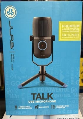 JLab TALK Professional Plug & Play USB Microphone 96kHz/24BIT 4 Directional - Thumbnail 2