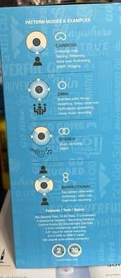 JLab TALK Professional Plug & Play USB Microphone 96kHz/24BIT 4 Directional - Thumbnail 5
