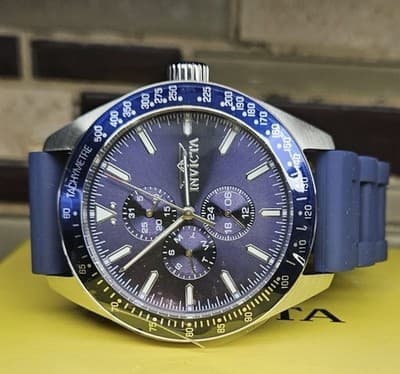 Invicta Aviator Quartz Blue Dial Men's Watch 38401 - Thumbnail 2