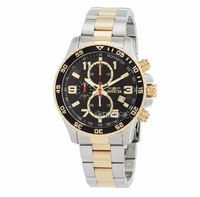 Invicta 14876 Men's 45mm Specialty Chronograph Silver & Gold Two Tone SS Watch - Thumbnail 3