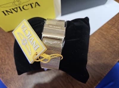 Invicta Men's Pro Diver 47177 Watch 43mm Gold $199 Retail BRAND NEW IN BOX! 🔥🔥 - Thumbnail 4