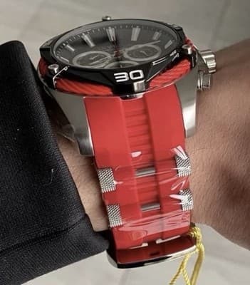 Invicta Bolt Swiss Ronda Z60 FE Caliber 50mm Men’s Chronograph Watch Steel Red - Thumbnail 7