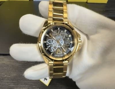 Invicta Men’s Objet D Art Watch w/ Skeleton Dial - 44mm, Gold (50380) 🔥🔥🔥🔥 - Thumbnail 2