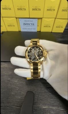 Invicta Men’s Objet D Art Watch w/ Skeleton Dial - 44mm, Gold (50380) 🔥🔥🔥🔥 - Thumbnail 4