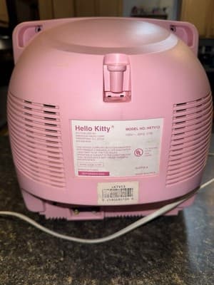 Hello Kitty Pink 13" Vintage CRT Retro Game TV HK TV13 With Remote - WORKING - Thumbnail 10