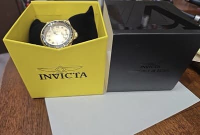 Invicta Men's Pro Diver 47177 Watch 43mm Gold $199 Retail BRAND NEW IN BOX! 🔥🔥 - Thumbnail 3