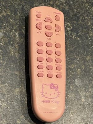 Hello Kitty Pink 13" Vintage CRT Retro Game TV HK TV13 With Remote - WORKING - Thumbnail 22