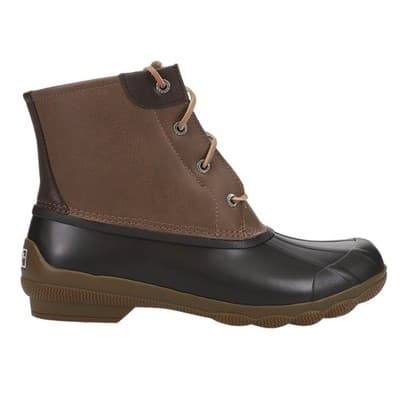 Sperry Syren Gulf Zippered Duck Womens US 5 Brown Casual Boots STS80524 - Image 1