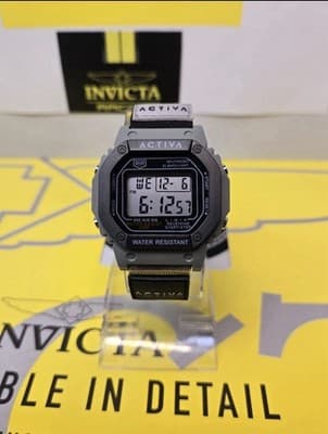 ACWF002 Invicta Activa Spectra X Digital Unisex Watch - 44.5mm, Grey, Black New - Image 1