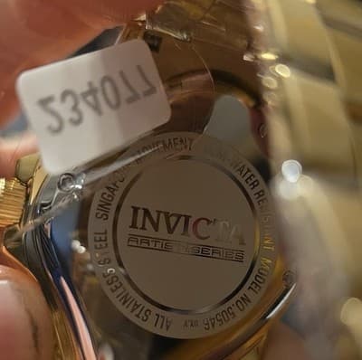Invicta Artist Series Men's Quartz Gold Stainless Steel Water Resistant 50546 - Thumbnail 2