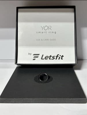LETSFIT - Yor Smart RING / Model LR-08-GM Size 08 Gun Metal - Image 1