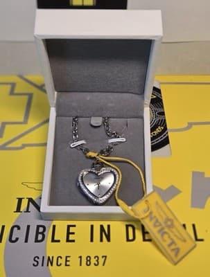 Invicta Mini 27.5mm Angel Women’s Watch Necklace Silver (49937) $199 MSRP-NEW - Thumbnail 3