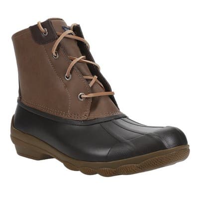 Sperry Syren Gulf Zippered Duck Womens US 5 Brown Casual Boots STS80524 - Thumbnail 2