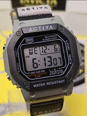 ACWF002 Invicta Activa Spectra X Digital Unisex Watch - 44.5mm, Grey, Black New - Thumbnail 4