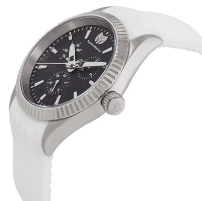 Technomarine Men's Watch Sea Dream Chronograph Black Dial White Strap TM-724001 - Thumbnail 2