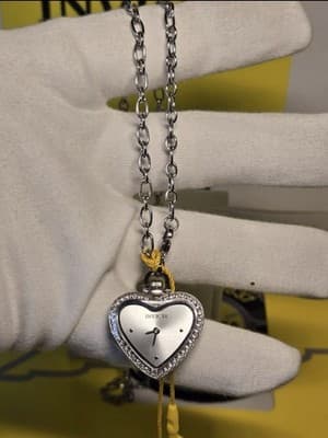 Invicta Mini 27.5mm Angel Women’s Watch Necklace Silver (49937) $199 MSRP-NEW - Thumbnail 6