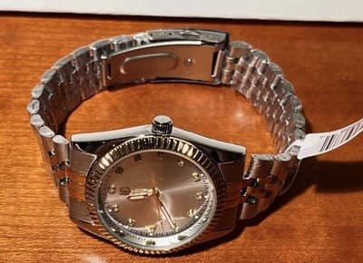 MPW-0272 Brand New Montres Prestige x Invicta 38mm Mens Gold/Silver Quartz Watch - Thumbnail 4