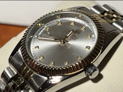 MPW-0272 Brand New Montres Prestige x Invicta 38mm Mens Gold/Silver Quartz Watch - Image 1