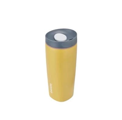 NWT Owala 20 oz SmoothSip Slider Coffee Tumbler Stainless Steel Mug Golden Quest - Thumbnail 2