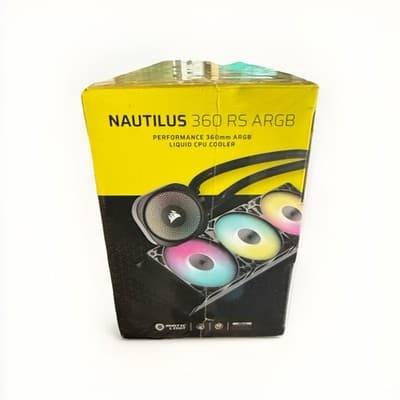 CORSAIR Nautilus 360 RS ARGB Liquid CPU Cooler - Black - Factory Sealed - Thumbnail 7