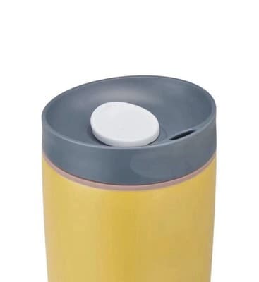 NWT Owala 20 oz SmoothSip Slider Coffee Tumbler Stainless Steel Mug Golden Quest - Thumbnail 5