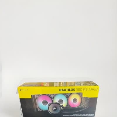 CORSAIR Nautilus 360 RS ARGB Liquid CPU Cooler - Black - Factory Sealed - Thumbnail 4
